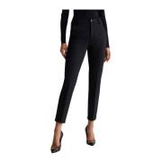 Zwarte Chino Broek voor Vrouwen Liu Jo , Black , Dames