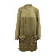 Pre-owned Silk dresses Stella McCartney Pre-owned , Brown , Dames