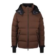 Korte Donsjack Montgetech Ski Fw24 Moncler , Brown , Heren