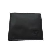 Pre-owned Leather wallets Versace Pre-owned , Black , Dames