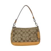 Pre-owned Canvas handbags Coach Pre-owned , Beige , Dames