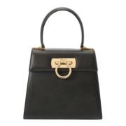 Pre-owned Leather shoulder-bags Salvatore Ferragamo Pre-owned , Brown ...