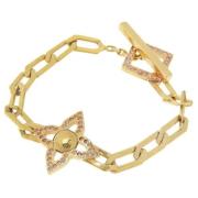 Pre-owned Metal bracelets Louis Vuitton Vintage , Yellow , Dames