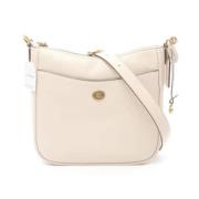 Pre-owned Leather shoulder-bags Coach Pre-owned , White , Dames