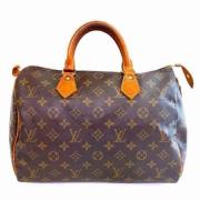 Pre-owned Canvas louis-vuitton-bags Louis Vuitton Vintage , Brown , Da...