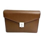 Pre-owned Leather handbags Salvatore Ferragamo Pre-owned , Brown , Dam...