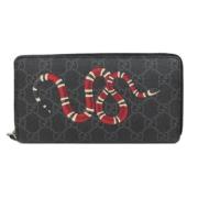 Pre-owned Plastic wallets Gucci Vintage , Black , Dames