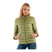 Aansluitende Hooded Cloé Jas - Groen Jott , Green , Dames