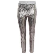 Pre-owned Knit bottoms Fendi Vintage , Gray , Dames