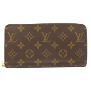 Pre-owned Canvas wallets Louis Vuitton Vintage , Brown , Dames