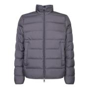 Grijze Gewatteerde Donsjas, Stedelijke Stijl Moncler , Gray , Heren