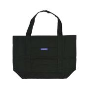 Zwarte Katoenen Twill Tote Tas A-Cold-Wall , Black , Unisex