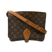 Pre-owned Canvas shoulder-bags Louis Vuitton Vintage , Brown , Dames