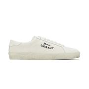 Casual Sneakers voor Mannen en Vrouwen Saint Laurent , White , Heren