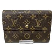 Pre-owned Fabric wallets Louis Vuitton Vintage , Brown , Dames