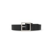 Leren riem MM6 Maison Margiela , Black , Dames