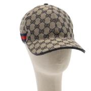 Pre-owned Fabric hats Gucci Vintage , Beige , Dames