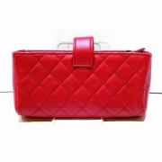 Pre-owned Leather chanel-bags Chanel Vintage , Pink , Dames