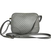 Pre-owned Leather gucci-bags Gucci Vintage , Gray , Dames