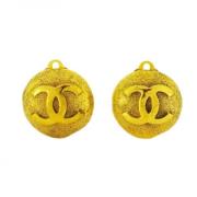 Pre-owned Metal chanel-jewelry Chanel Vintage , Yellow , Dames