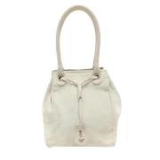 Pre-owned Leather totes Armani Pre-owned , White , Dames