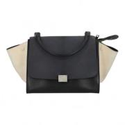 Pre-owned Leather celine-bags Celine Vintage , Black , Dames