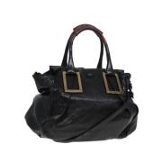 Pre-owned Leather handbags Chloé Pre-owned , Black , Dames