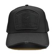 Stijlvolle Caps voor Mannen en Vrouwen Dsquared2 , Black , Heren