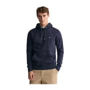 Hoodie Shield Gant , Blue , Heren