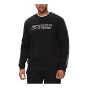 Heren Logo Sweatshirt Guess , Black , Heren