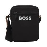 Mannen Catch 3.0 Rits Tas Hugo Boss , Black , Heren