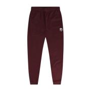 Rode Katoenen Casual Broek Lacoste , Red , Heren