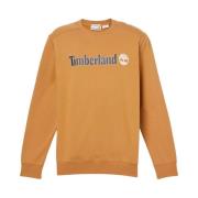 River Linear Sweatshirts Timberland , Brown , Heren