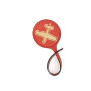 Leren Dames Sleutelhanger Accessoires Trussardi , Red , Dames