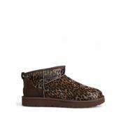 Bruine Suède Enkellaars UGG , Brown , Dames