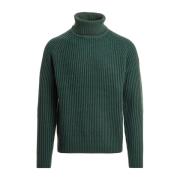 Ribgebreid Ettore Wol Coltrui Parajumpers , Green , Heren