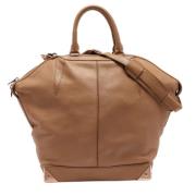 Pre-owned Leather handbags Alexander Wang Pre-owned , Beige , Dames