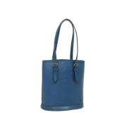 Pre-owned Leather shoulder-bags Louis Vuitton Vintage , Blue , Dames