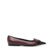 Stijlvolle SR1 Ballet Flats Sergio Rossi , Red , Dames