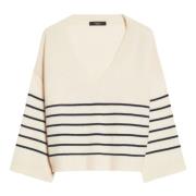 Ecru Leva Sweaters voor Weekend Outfits Max Mara Weekend , Beige , Dam...