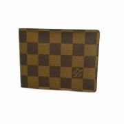 Pre-owned Canvas wallets Louis Vuitton Vintage , Brown , Heren