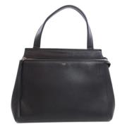 Pre-owned Leather handbags Celine Vintage , Black , Dames