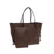 Pre-owned Canvas shoulder-bags Louis Vuitton Vintage , Brown , Dames