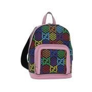 Pre-owned Canvas backpacks Gucci Vintage , Multicolor , Dames