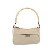 Pre-owned Canvas handbags Gucci Vintage , Beige , Dames