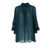 Stijlvolle Blouse voor Vrouwen Caliban , Green , Dames