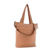 Textiel tote tas - Bruine patch Jott , Brown , Dames