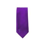 Geborduurde Stropdas en Pochet Set Billionaire , Purple , Heren