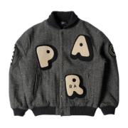 Ronde Varsity Jack met Chenille Borduursels by Parra , Gray , Heren