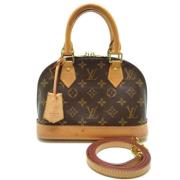 Pre-owned Fabric louis-vuitton-bags Louis Vuitton Vintage , Brown , Da...